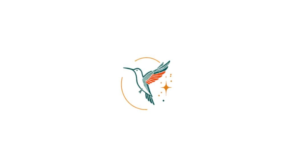 Hummingbird in flight illustration representing Rise